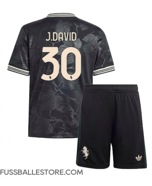Günstige Juventus Jonathan David #30 3rd trikot Kinder 2025-26 Kurzarm (+ Kurze Hosen) Günstige Juventus Jonathan David #30 3rd trikot Kinder 2025-26 Kurzarm (+ Kurze Hosen)